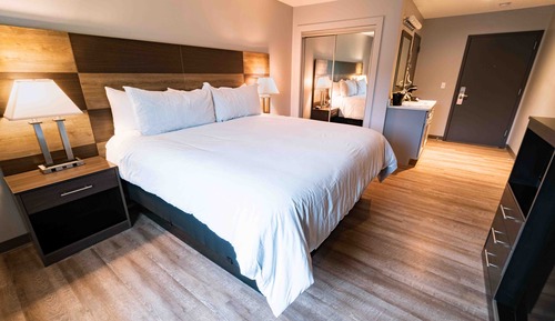 Habitación Deluxe, 1 cama de matrimonio grande, frigorífico y microondas