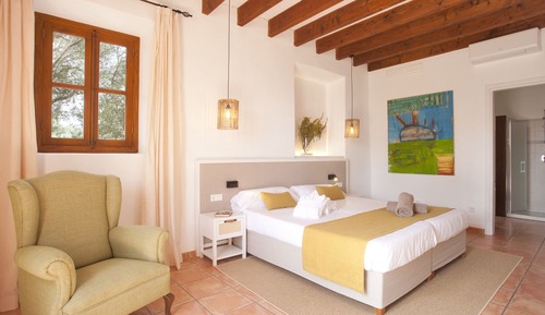Habitación doble, terraza (with extra bed)