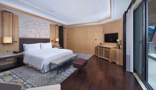 Habitación Premier, 1 cama de matrimonio grande, vistas al lago