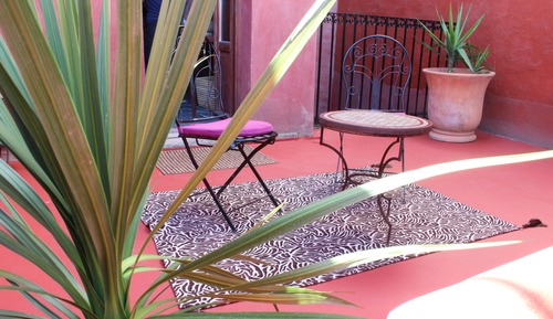 Habitación doble, terraza