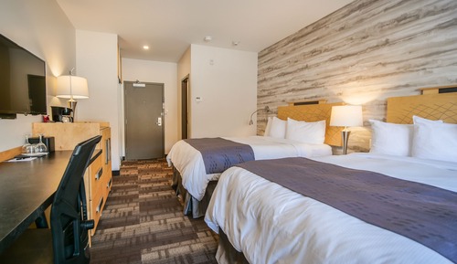 Habitación clásica, 2 camas de matrimonio, junto a la montaña
