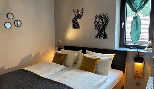 Suite de lujo, 1 cama de matrimonio grande, sauna, vistas a la colina