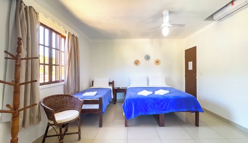 Habitación familiar, varias camas