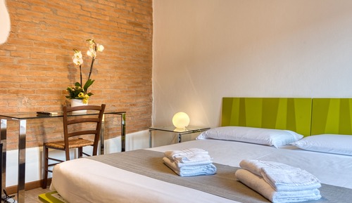 Habitación con 1 cama doble o 2 individuales