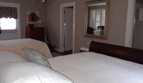 Habitación clásica, 2 camas de matrimonio, baño privado