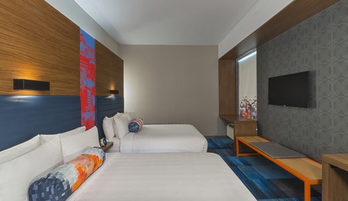 aloft, Habitación, 2 camas de matrimonio, no fumadores