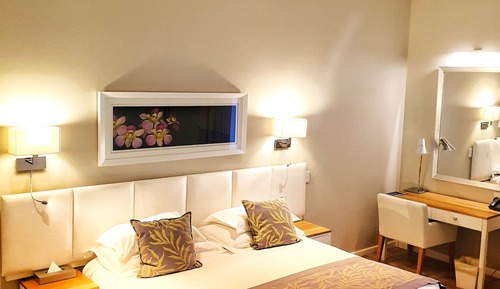 Habitación estándar con 1 cama doble o 2 individuales, 1 habitación, baño privado