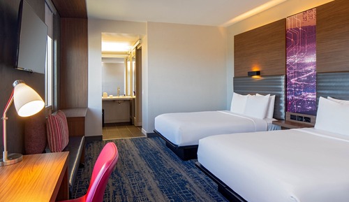 aloft, Habitación, 2 camas de matrimonio
