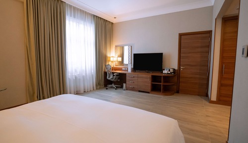 Habitación, 1 cama de matrimonio grande, accesible para personas con discapacidad