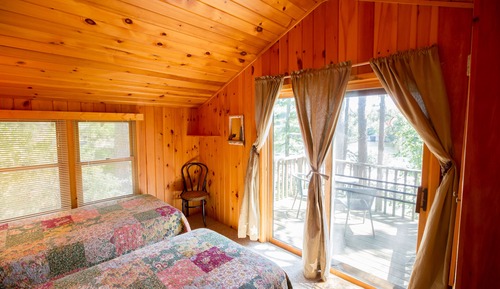 Cabaña Premium, 5 habitaciones, chimenea, vistas al lago
