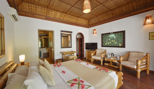 Bungalow, frente a la playa