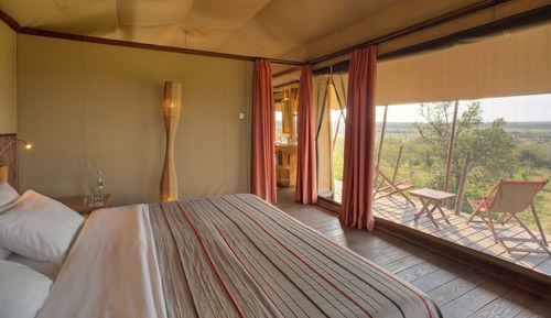 Habitación Deluxe con 1 cama doble o 2 individuales, terraza, vistas al valle (Safaris included)
