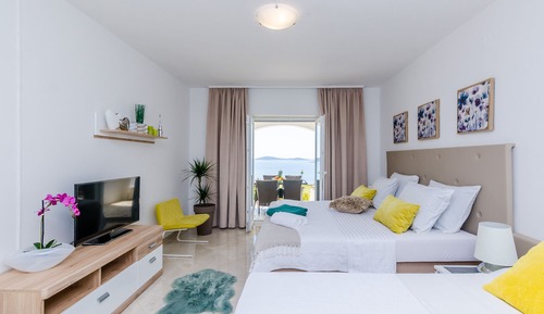 Apartamento estándar, 1 habitación, patio, vistas al mar