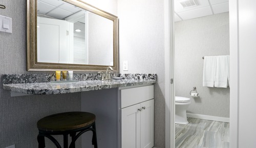 Habitación clásica, 1 cama de matrimonio grande con sofá cama, frigorífico y microondas