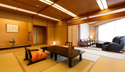 Habitación tradicional, no fumadores (Suite with Open-air bath, B, Japanese)