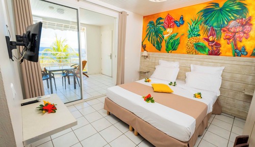 Habitación panorámica, 1 habitación, cocina básica, vistas al mar