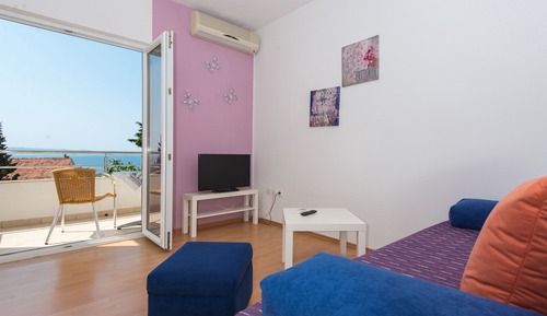 Apartamento, 1 habitación, balcón, vistas al mar