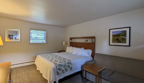 Habitación, 1 cama de matrimonio grande con sofá cama
