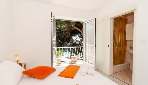 Habitación estándar doble, balcón, vistas al mar