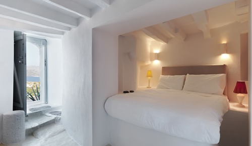 Habitación cuádruple Deluxe, terraza (Strogilo)