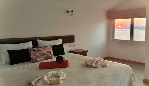 Ático estándar, 1 cama doble, vistas al mar