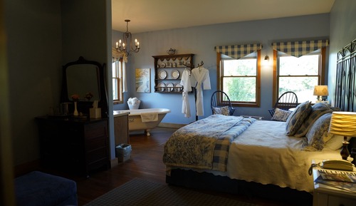 Habitación estándar, 1 cama de matrimonio grande (Blue and White Room)