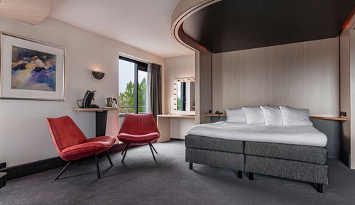 Suite de lujo, 1 cama de matrimonio grande, bañera de hidromasaje