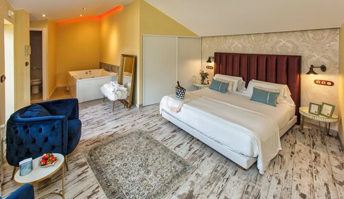 Suite estudio Deluxe, 1 habitación, bañera de hidromasaje