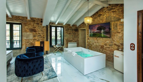 Suite estudio junior, bañera