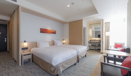 Habitación Deluxe con 2 camas individuales, no fumadores (Hollywood, 3people, 38sqm)