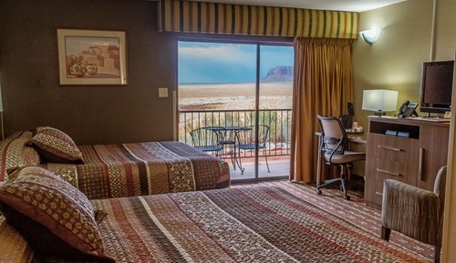Habitación estándar, 2 camas de matrimonio, vistas al valle, planta baja