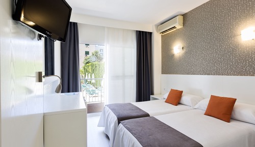 Habitación estándar doble de uso individual, balcón