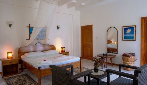 Apartamento básico, 2 habitaciones, vistas al jardín