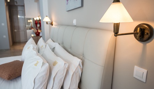Habitación con 2 camas individuales, vistas al jardín