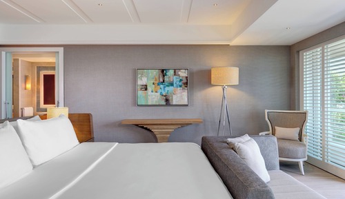 Suite Deluxe, 1 cama de matrimonio grande, no fumadores, frente a la playa
