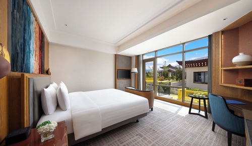 Habitación Deluxe, 1 cama de matrimonio grande, vistas al jardín
