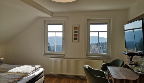 Habitación Deluxe doble, baño privado, vistas a la montaña