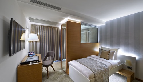 Habitación individual económica, vistas a la ciudad