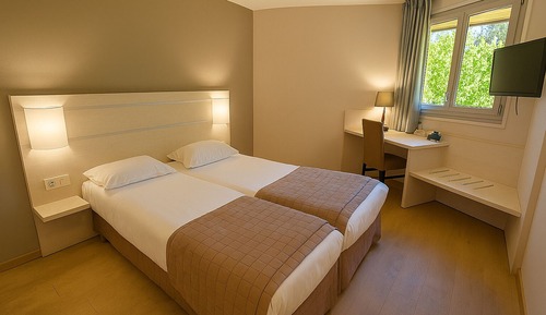 Habitación clásica doble, vistas al jardín