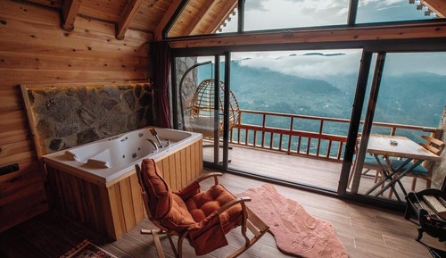 Bungalow, vistas al valle