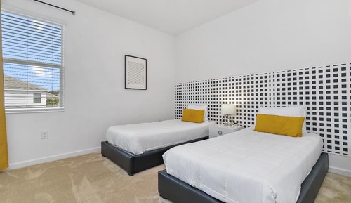 Habitación doble, 2 camas individuales, baño privado, vistas al complejo turístico