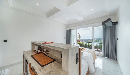 Deluxe Quadruple Room, Balcony, Ocean View