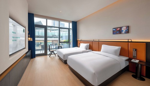 River View Double Double Bed Room with Garden Terrace