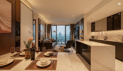 Apartamento superior, 2 habitaciones, balcón, vistas a la ciudad