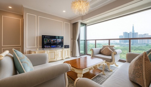 Apartamento superior, 3 habitaciones, balcón, vistas a la ciudad