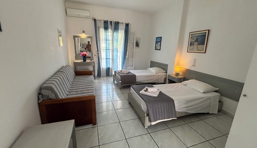 Habitación clásica con 2 camas individuales, vistas al jardín
