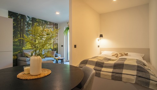 Apartamento, vistas al jardín