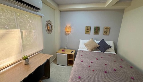 Habitación económica doble, 1 cama doble, baño privado