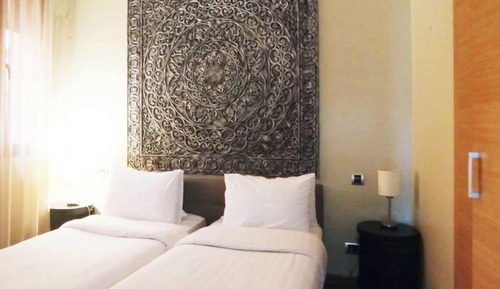 Apartamento familiar, vistas al jardín