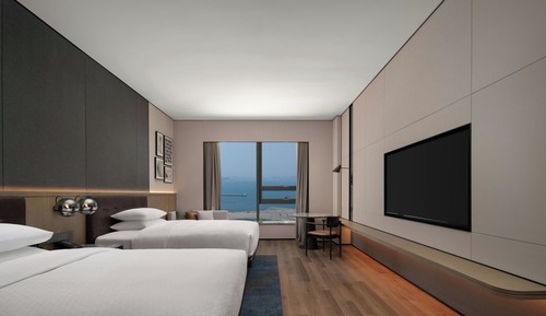 Habitación Premium, 2 camas dobles, vistas al mar